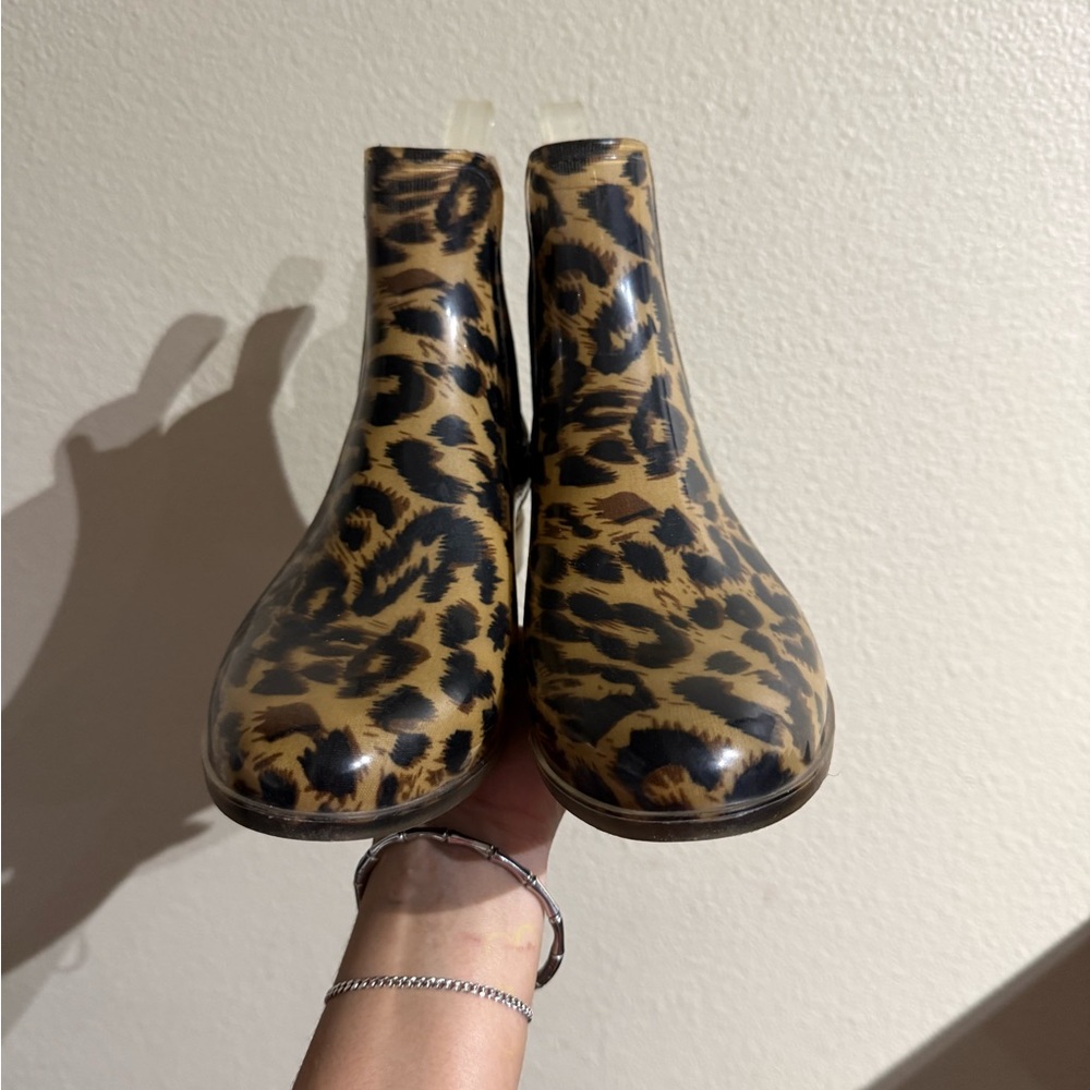 J. Crew Animal Print Ankle Booties